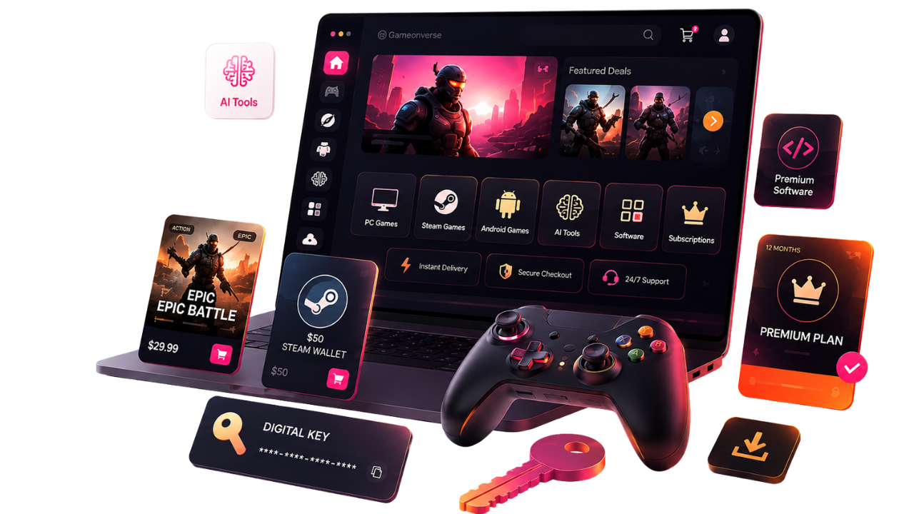 TheFusionShop PC games, software and digital products graphic